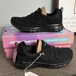 Skechers Black Dual-Lite Sneakers